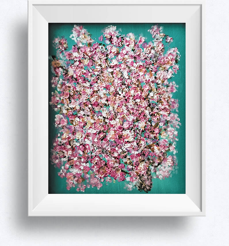 Branch of a cherry blossom tree - frame